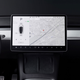 A photo of the infotainment screen on a Tesla car.
